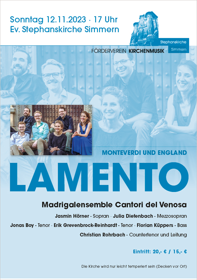 LAMENTO - Madrigalensemble Cantori del Venosa