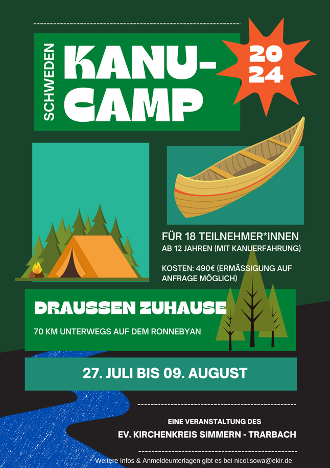 Kanu-Camp Schweden