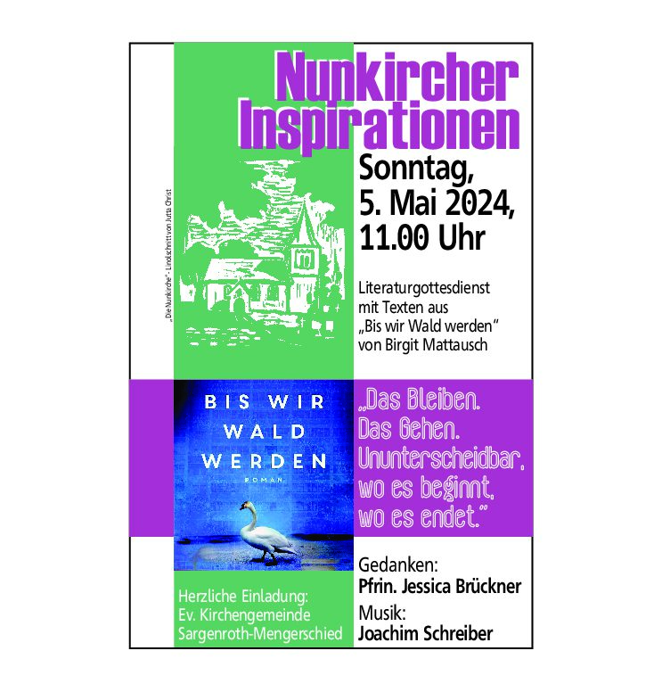 Nunkircher Inspirationen - Literaturgottesdienst