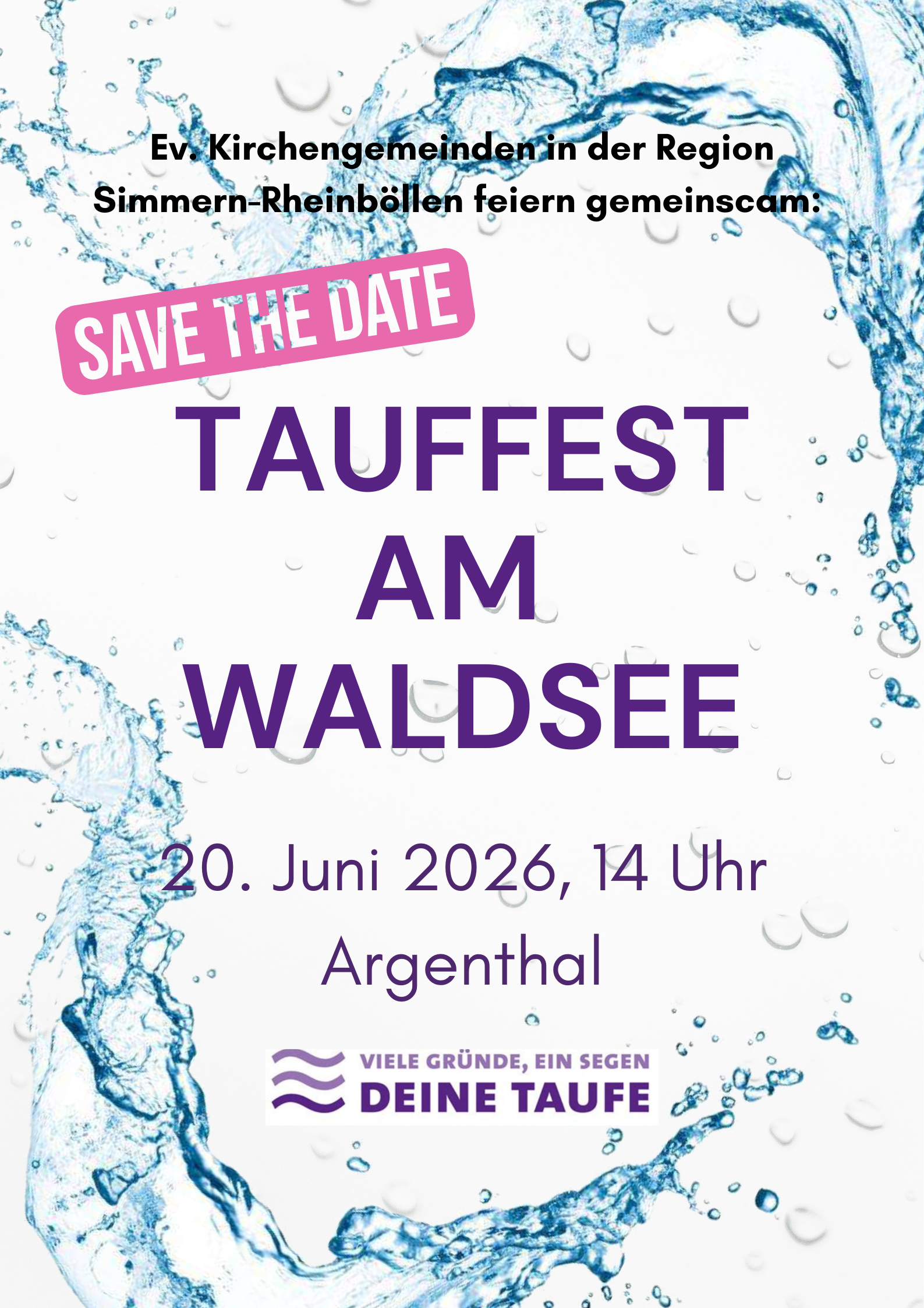 Tauffest am Waldsee Argenthal