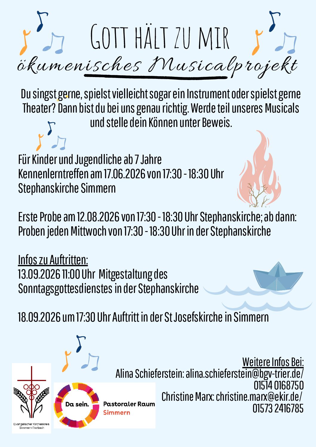 ökum. Musicalprojekt "Gott hält zu mir"