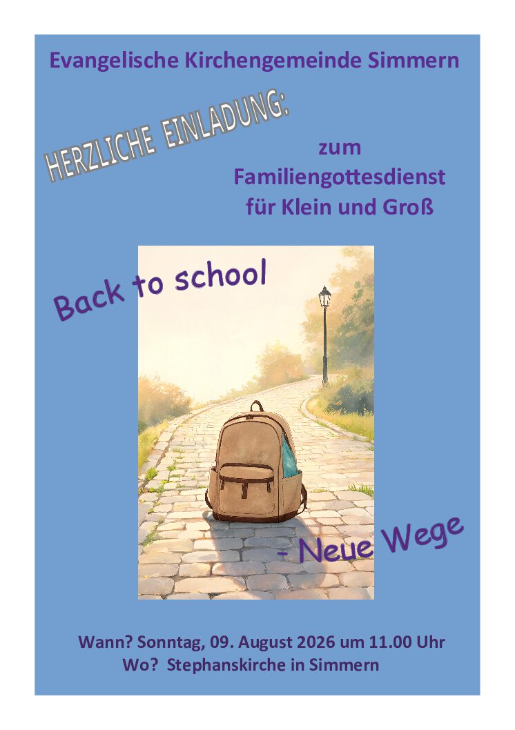 Familiengottesdienst für Klein und Groß