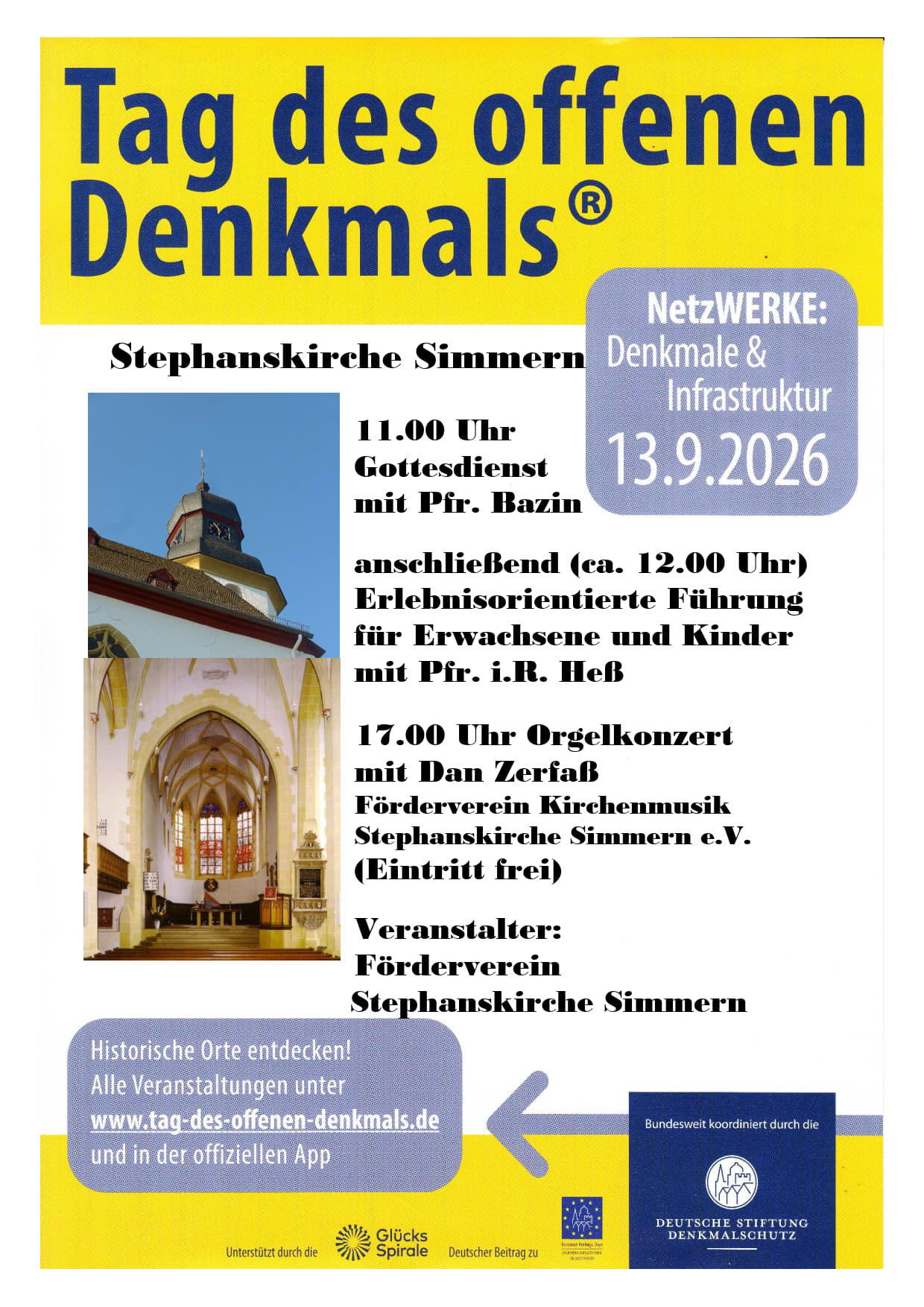 Tag des offenen Denkmals - in der Stephanskirche