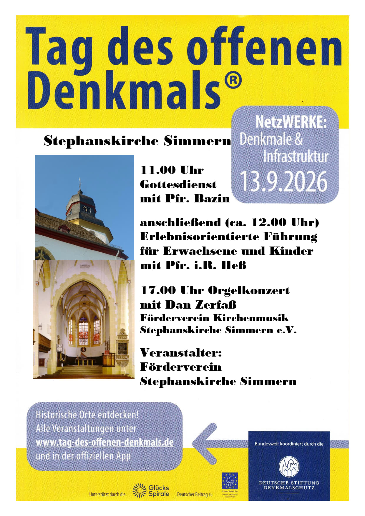 Tag des offenen Denkmals - in der Stephanskirche