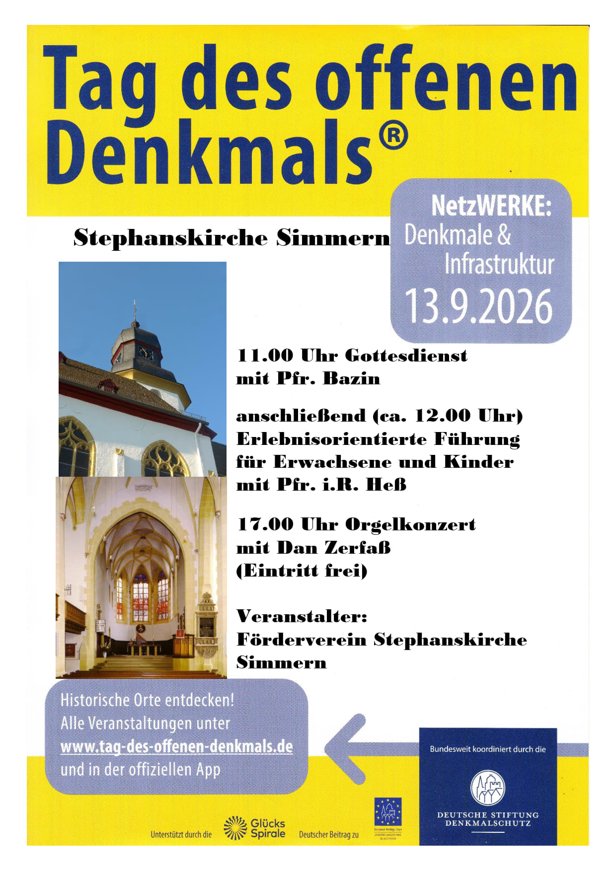 Tag des offenen Denkmals - in der Stephanskirche