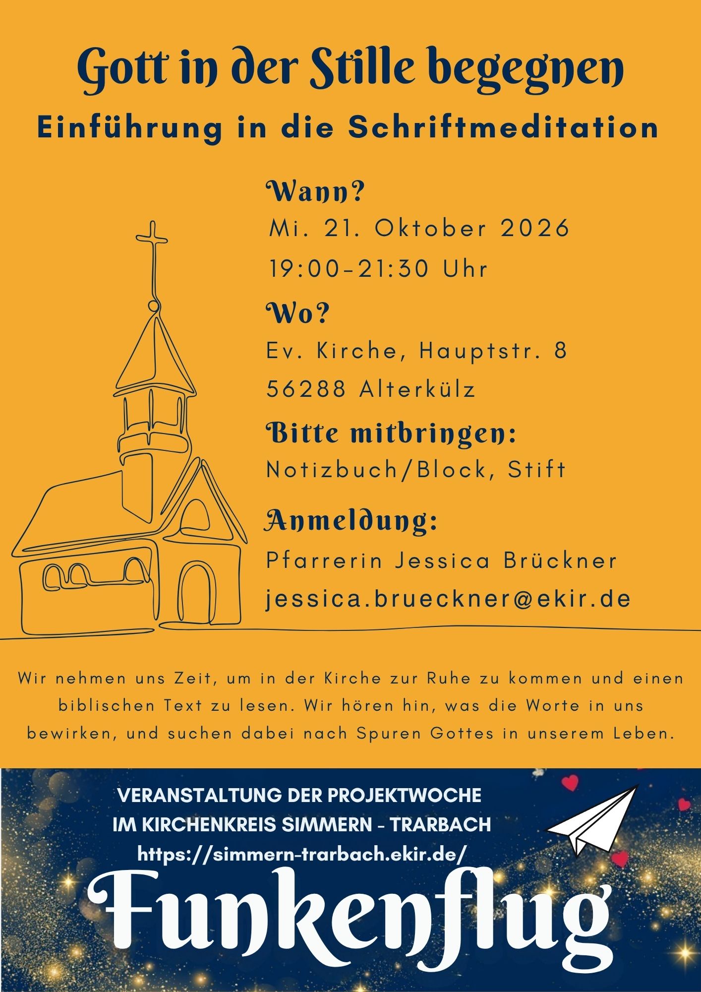 Gott in der Stille begegnen - Einführung in die Schriftmeditation